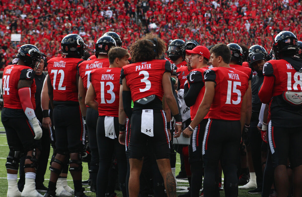 UC football vs. UCF group photo